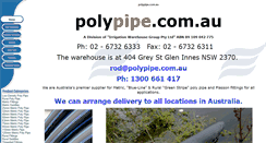 Desktop Screenshot of polypipe.com.au